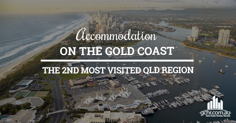 Accommodation on the Gold Coast, the 2nd Most Visited QLD Region